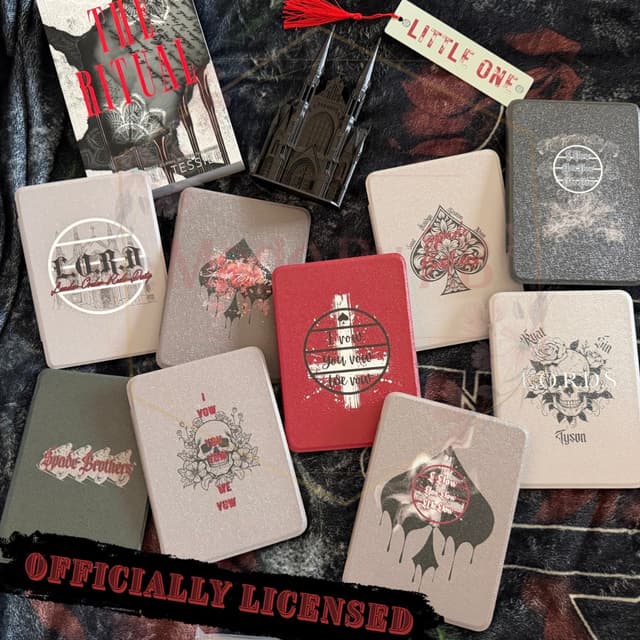 Officially licensed Lords Series Kindle cases with The Ritual and Little One bookmark